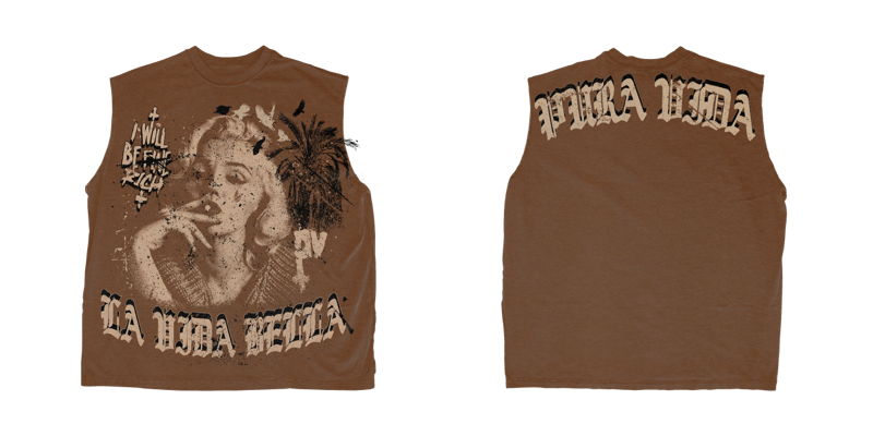 LA VIDA BELLA Oversized Cut Offs