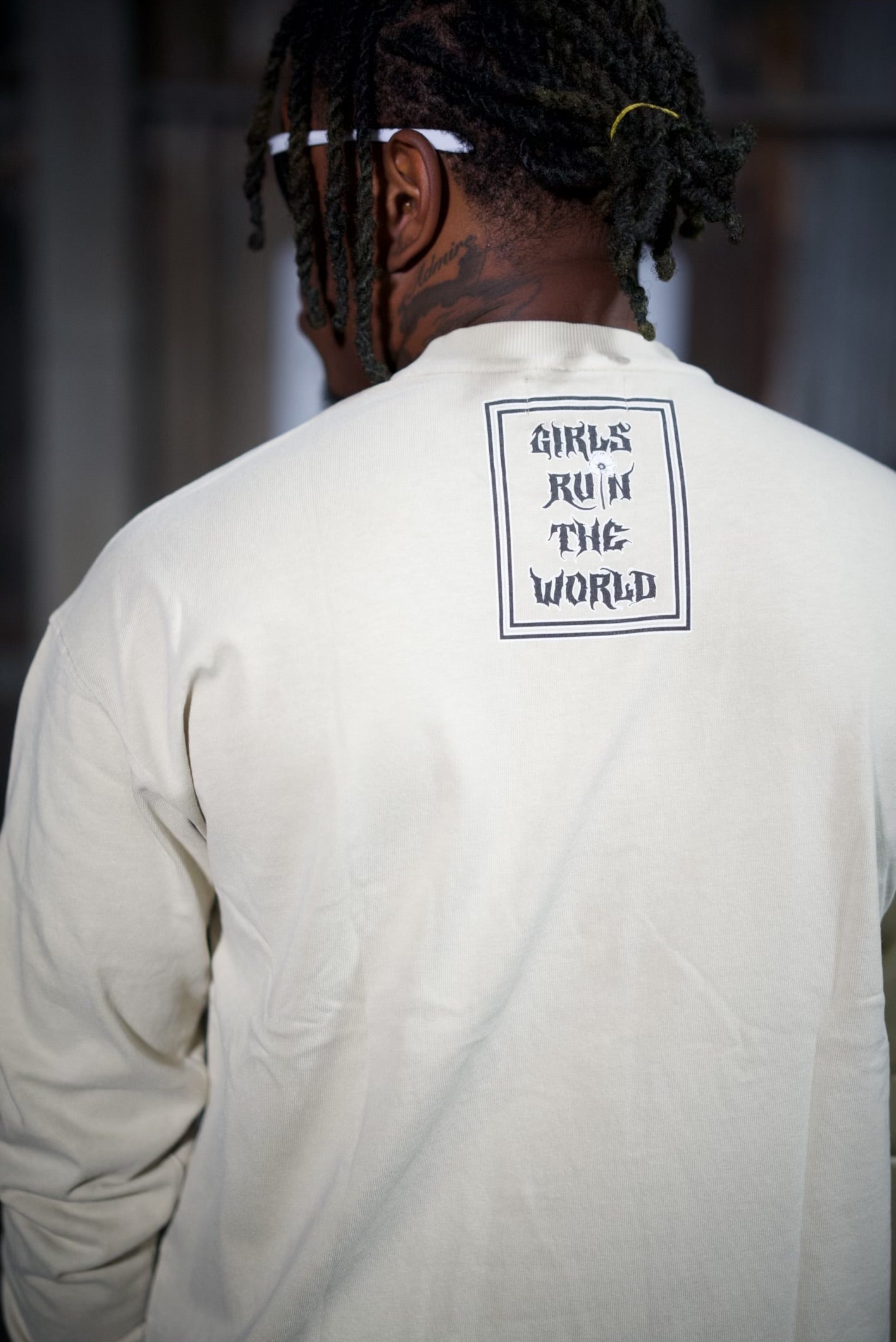 “GRTW Long-sleeved Oversized Shirt”