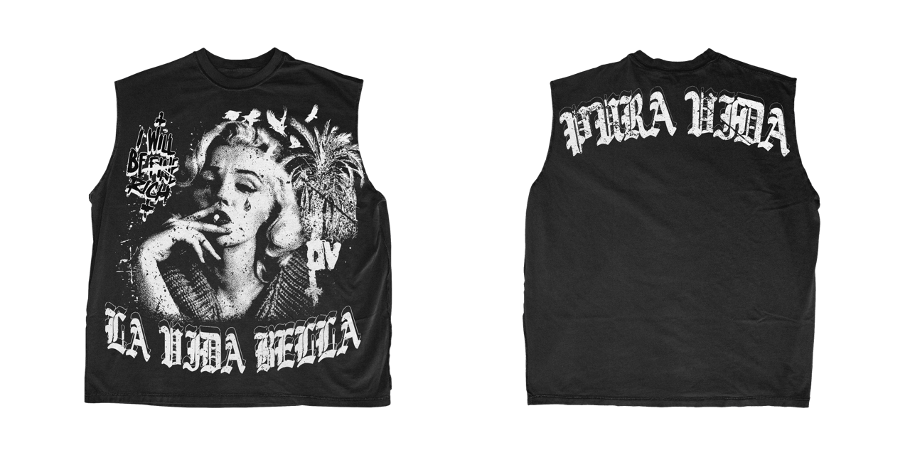 LA VIDA BELLA Oversized Cut Offs