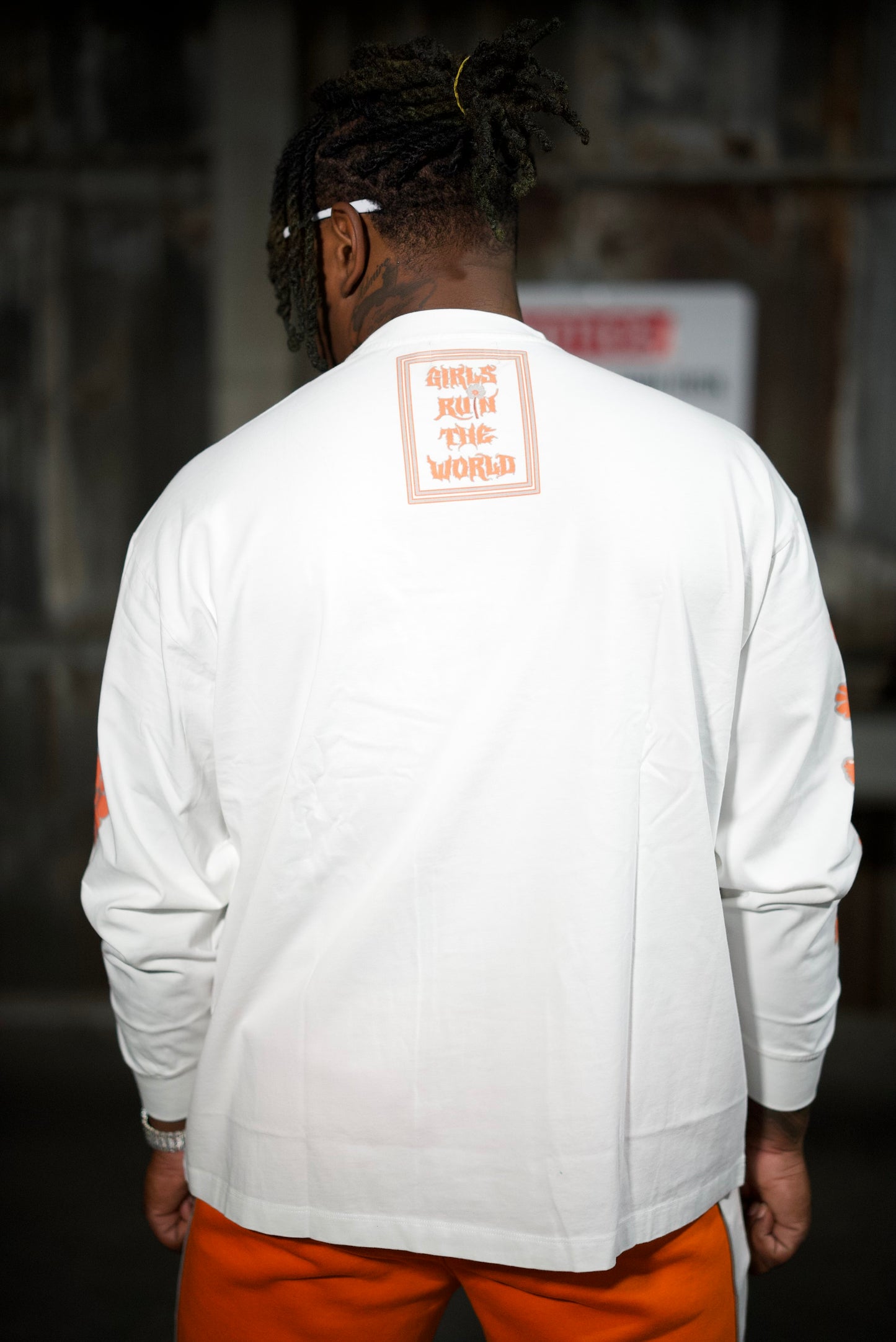 “GRTW Long-sleeved Oversized Shirt”
