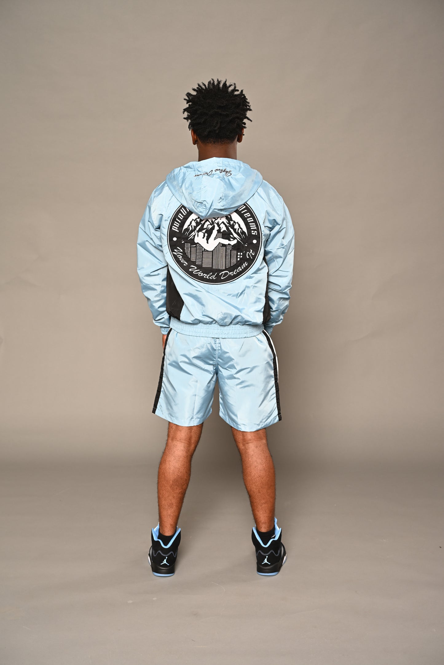 "PuraVida SkyLine Dreams Nylon Shorts Set"